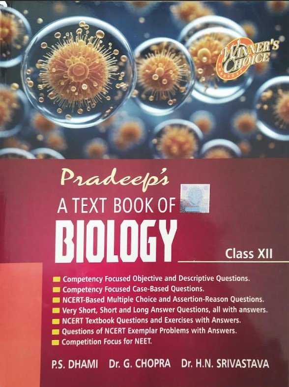 Pradeep’s A Text Book Of Biology Class 12 (2025-2026) 45th Edition